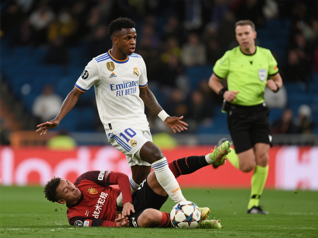 维尼修斯在皇马收获42张黄牌,其中近半因争执抗议而起! 频繁抗议与皇马的战术角色压力
作为皇马